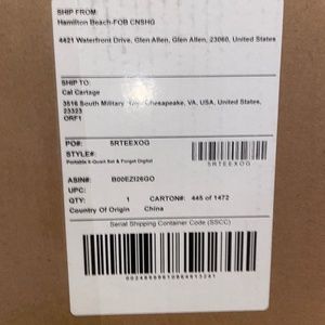 Crockpot slow/cooker